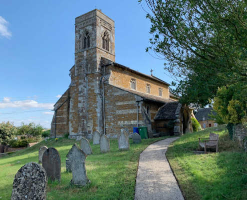 St Mary Magdalene and St Andrews Church Ridlington Walkway
